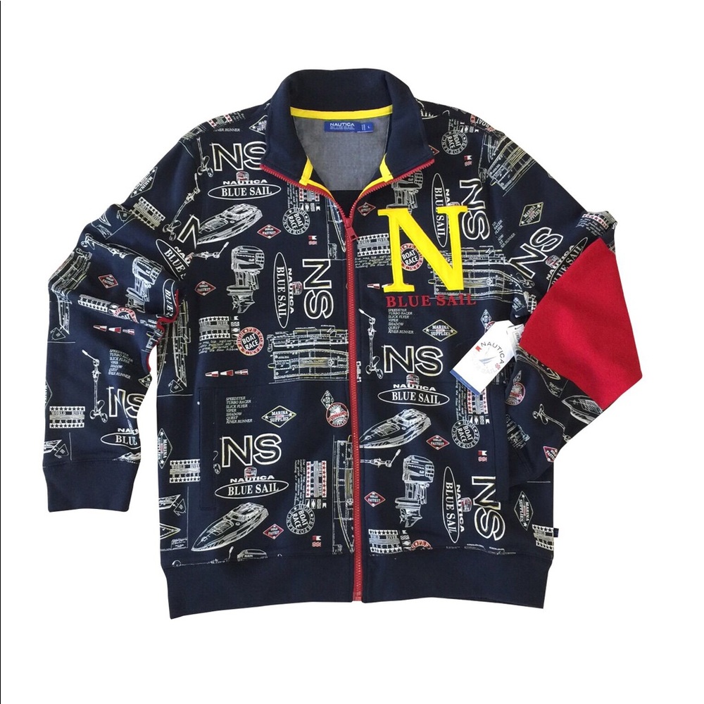 (NWT) Men’s Nautica Zip Up Jacket (L)